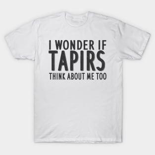 Lowland Tapir Odd-toed Tapir women fan T-Shirt